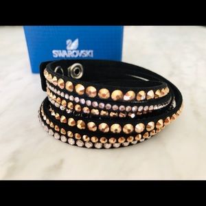 Swarovski slake deluxe bracelet, rose gold